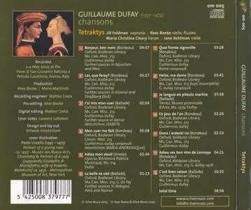 Guillaume Dufay - Chansons - Tetraktys (2005) {Olive Music om 005}