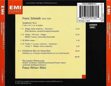 Franz Welser-Möst, The London Philharmonic - Franz Schmidt: Symphonie No. 4 (1995)