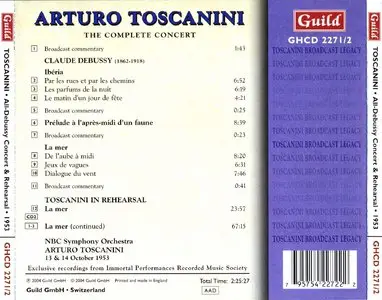 Arturo Toscanini · NBC Symphony Orchestra ·  All-Debussy Broadcast [13·14-Feb-53] 2CD set [Re-Up]