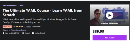 The Ultimate YAML Course - Learn YAML from Scratch (08/2021)