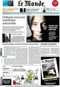 Le Monde + Le Monde des Livres + Eco et Entreprise du Vendredi 13 Septembre 2013