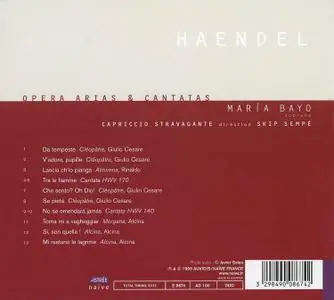 Maria Bayo, Skip Sempe, Capriccio Stravagante - George Frideric Handel: Opera arias & cantatas (1999)