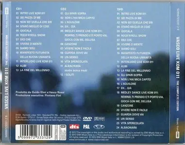Vasco Rossi - Live Kom 011 (The Complete Edition) (2012)