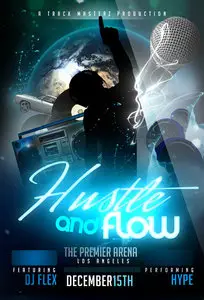 Flyer Template - Hustle and Flow Music