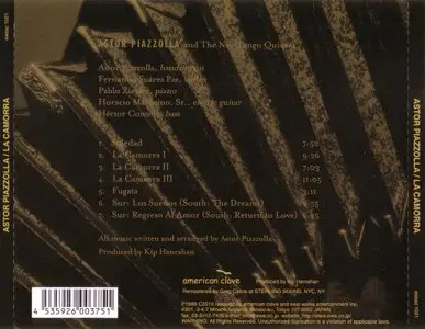 Astor Piazzolla - La Camorra (1989) {2010 Remaster EWSAC 1021}