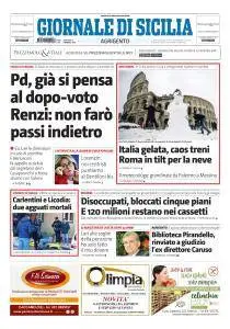 Giornale di Sicilia Agrigento - 27 Febbraio 2018