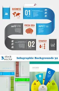 Vectors - Infographic Backgrounds 32