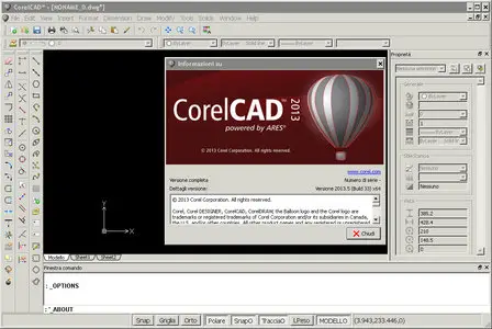 CorelCAD 2013.5 Build 33