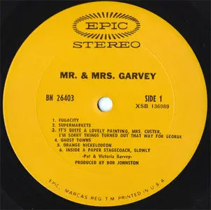 Mr. & Mrs. Garvey - Mr. & Mrs. Garvey (Epic BN 26403) (US 1968) (Vinyl 24-96)