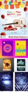 Vectors - Music Party Posters 6
