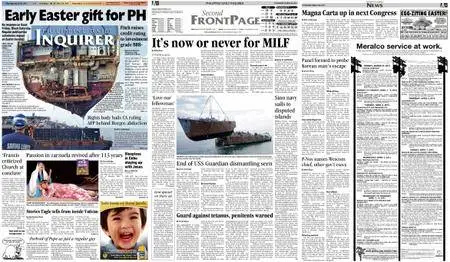 Philippine Daily Inquirer – March 28, 2013