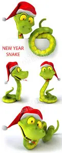 New Year snake
