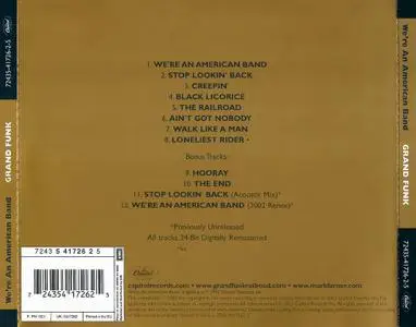 Grand Funk - We're An American Band (1973) {2002, 24-Bit Remastered}