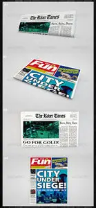 GraphicRiver Newspaper Mock-up