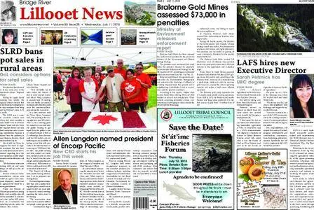Bridge River Lillooet News – July 11, 2018