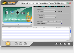 Agogo Video to iPod/PSP/Cell Phone/Xbox/Pocket PC/PDA/MP4 v5.21 