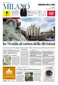 Corriere della Sera Milano - 26 Aprile 2022