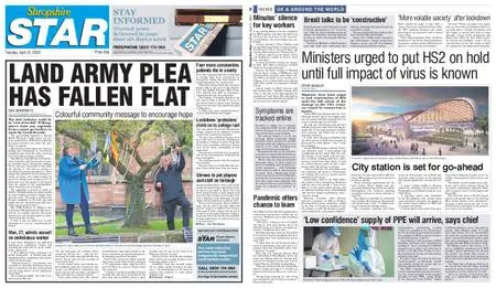 Shropshire Star Shrewsbury Edition – April 21, 2020