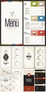 Restaurant Menu Vector Set