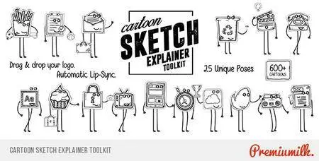 Cartoon Sketch Explainer Toolkit - Project for After Effects (VideoHive)