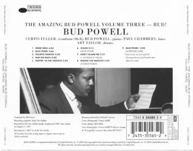 Bud Powell - The Amazing Bud Powell 3 Volumes (Remastered 2001)