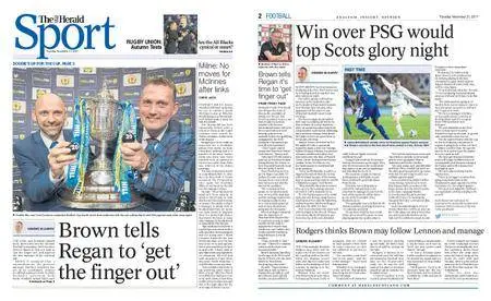 The Herald Sport (Scotland) – November 21, 2017