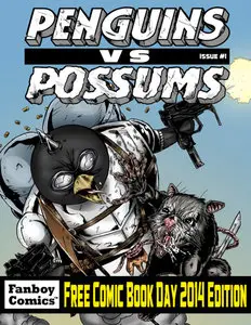 Penguins vs. Possums 001 - FCBD Edition (Remasterd with Greyscale) (2014)