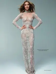 Rosie Huntington-Whiteley by David Vasiljevic for ELLE UK September 2012