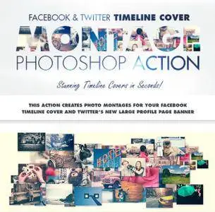 GraphicRiver - Facebook & Twitter Timeline Cover Montage Action