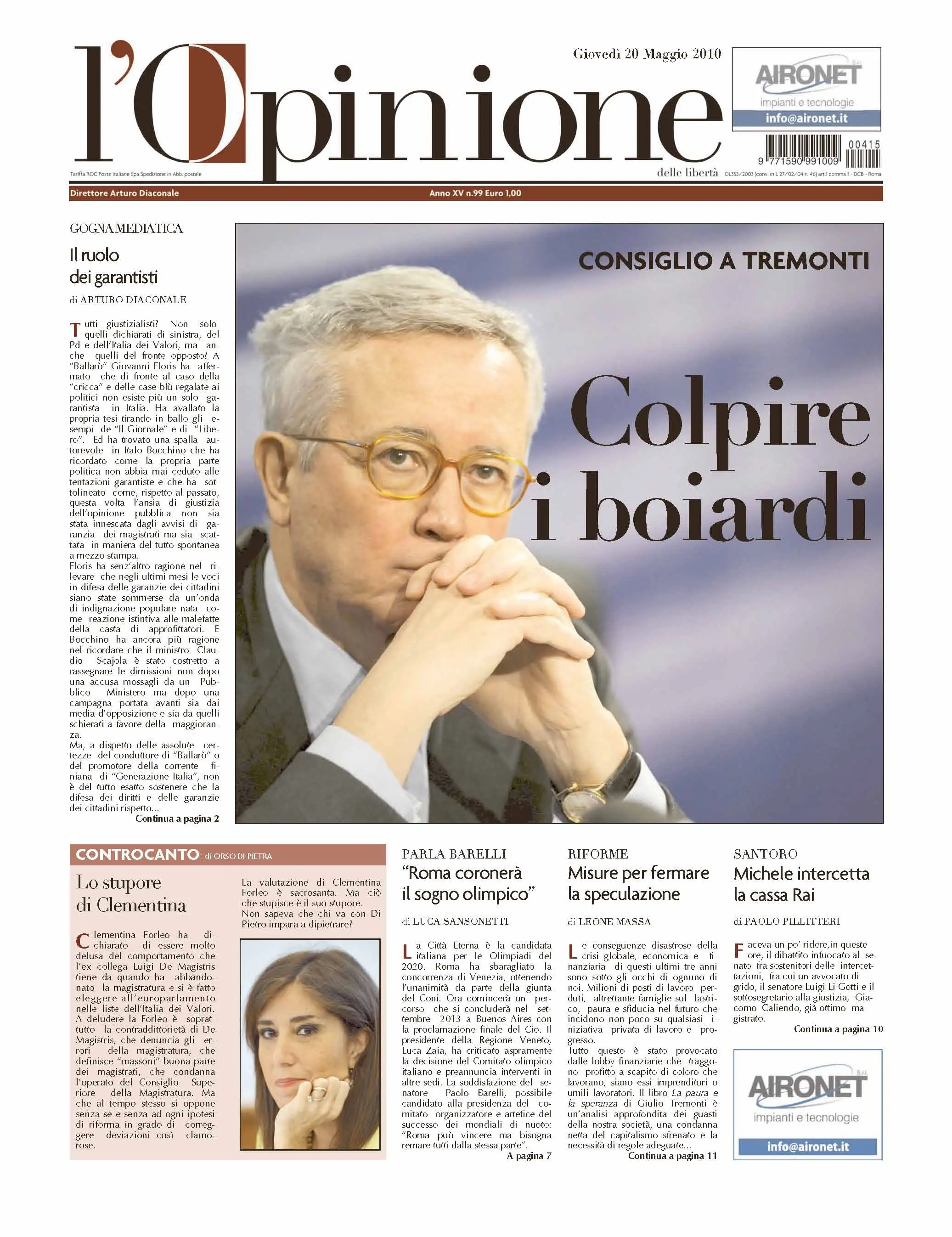 L'Opinione 20.05.2010