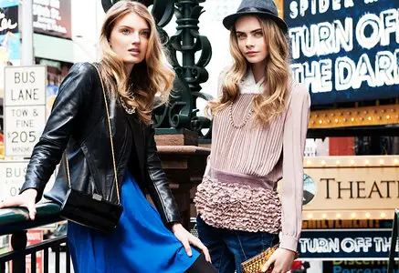 Lily Donaldson and Cara Delevingne - Goelia Fall/Winter 2012-2013 Collection