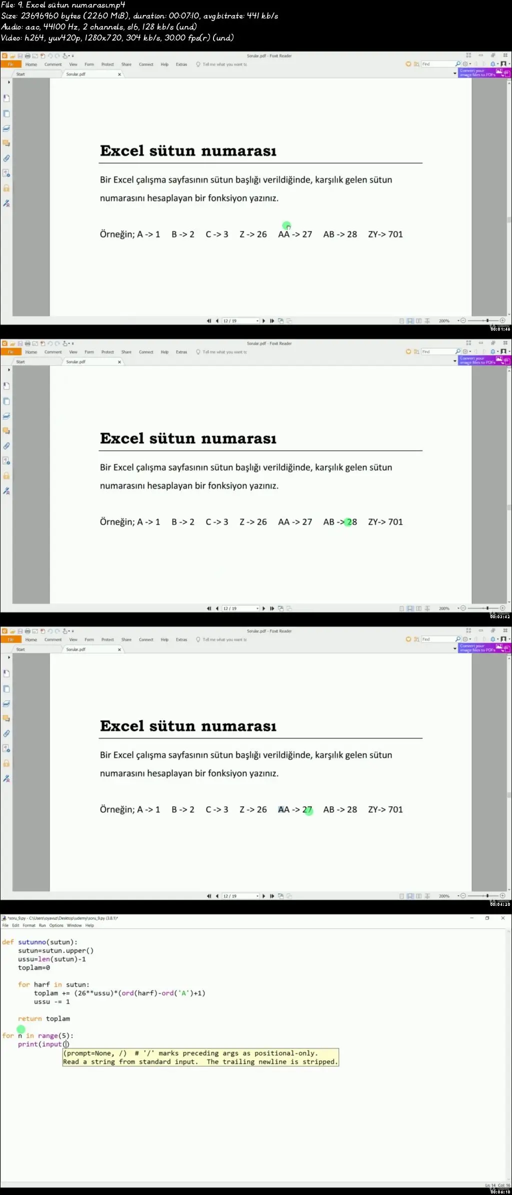 Python ile Algoritma Geliştirme