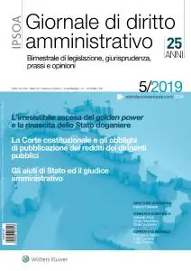 Giornale di diritto amministrativo - Novembre 2019