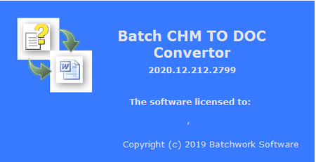 Batch CHM to DOC Converter 2020.12.502.2829