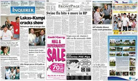 Philippine Daily Inquirer – May 29, 2009