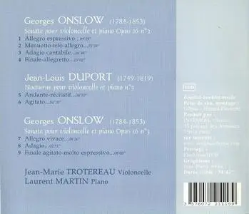 Jean-Marie Trotereau, Laurent Martin - Georges Onslow: Pieses pour violoncelle et piano (2003)