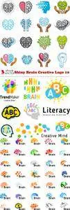 Vectors - Shiny Brain Creative Logo 10