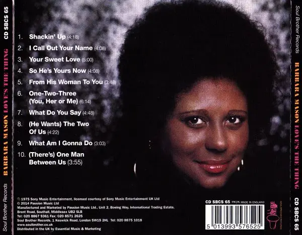 Barbara Mason - Love's The Thing (1975) {Soul Brother Records}