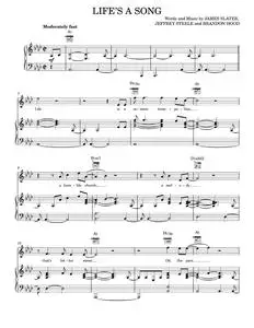 Life's A Song - Rascal Flatts, The Piano Guys (Piano-Vocal-Guitar)