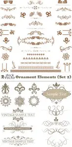 Vectors - Ornament Elements (Set 2)