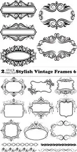Vectors - Stylish Vintage Frames 6