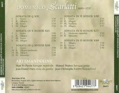 Artemandoline - Domenico Scarlatti: Mandolin Sonatas (2013)