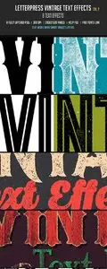 GraphicRiver Letterpress Vintage Text Effects 2