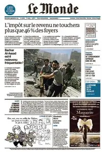Le Monde du Mercredi 9 Septembre 2015