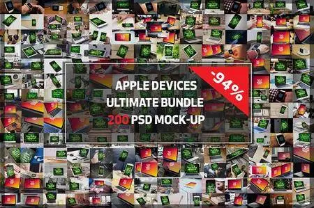 Creativemarket - ULTIMATE BUNDLE! - 200 Apple Device