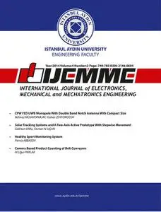 «International Journal of Electronics, Mechanical and Mechatronics Engineering» by IAU INTERNATIONAL