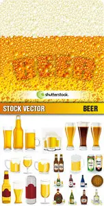 Stock Vector - Beer