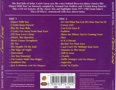 Carrie Lucas - Dance With You: The Best Of Carrie Lucas [2CD] (2002)