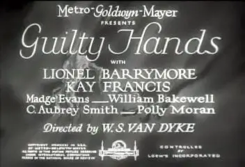 Guilty Hands (1931)