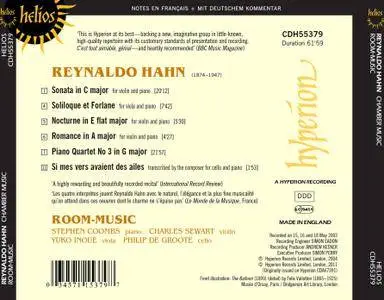 Room-Music - Reynaldo Hahn: Piano Quartet, Violin Sonata & Other Chamber Music (2004) Reissue 2011